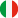 bandiera italiana per menu